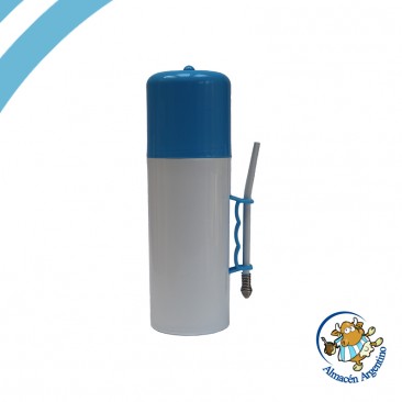 TERMO MATE AUTO CEBANTE 500ML BOMBILLA METALICA PLASTICO